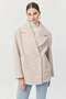 Women's Double-Breasted Boucle Short Coat - 2