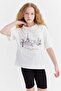 Girl's Print Detailed T-Shirt - 4