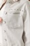 Girl's Detailed Denim Jacket - 6