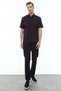 Button-Down Collar Short Sleeve Shirt - 7