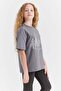 Girl's Print Detailed T-Shirt - 3