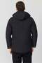 Men's Hooded Quilted Patterned Coat - 5