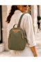 Women's Multi-Compartment Backpack Suitable for Daily Use Size: 25 X 30 cm Shopper - 6