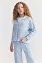 Girl's Hooded Soft Textured Sweat Top - 5