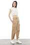 Women's Belted Pants with Buckle and Side Pockets Pt9112 - 6