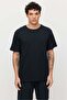 Men's Crew Neck Textured Oversize T-Shirt - 2