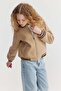 Girl's Embroidered College Coat - 7