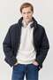 Men's Mock Neck Bomber Jacket