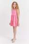 Girl's Basic Drawstring Dress - 5