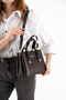1425 Stylish Hand and Shoulder Bag with Gold Details
