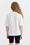 Girl's Print Detailed T-Shirt - 7