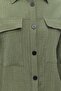Women's Textured Shirt with Pockets - 8