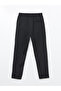 Lcw Kids Black Elastic Waist Textured Boys' Trousers - 4