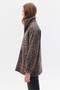 Women's Leopard Patterned Coat - 3
