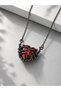Women Men Steel Clamshell Heart Pendant Steel Chain Twist Chain Photo Insertable Necklace Carry Elegance and Memories Together - 3