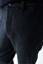 Men's Jogger Elastic Waist Velvet Trousers - 7