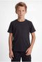 Boy's Crew Neck Basic T-Shirt