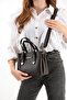 1425 Stylish Hand and Shoulder Bag with Gold Details - 5