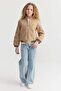 Girl's Embroidered College Coat - 5