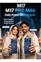 New M17 Pro Max Smartphone 7.2-inch Full HD Super LCD 16GB RAM 1TB ROM Android 15 4G Dual SIM High Capacity 6000mAh Battery -WHITE - 6