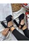 Women's Black Evening Dress Shoes - 3