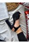 Women's Black Evening Dress Shoes - 4