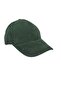 Unisex Dark Green Suede Adjustable Cap with Velcro on the Back Baseball Cap Hat Pkr1109338 - 3