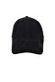 Unisex Black Suede Adjustable Cap with Velcro on the Back Baseball Cap Hat Pkr1109342 - 2