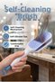 Self-Cleaning Silicone Tip Hair Comb – Anti-Static Abs Body 22X4 cm