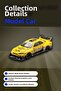Yellow 1/64 Scale Lb-Er34 Nissan Skyline Super Silhouette Diecast Model Car Bx-313332