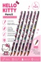 Hello Kıtty Pencil 6 Pieces Hello Kity Round Body Black Pencil Soft and Easy to Write with