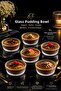 13877 Vanes Set of 6 Gilded Floren Glass Bowls 10 cm – Gold Edged Snack Bowl, Jam Bowl, Pudding and Breakfast Bowl - 4