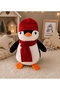 Toyzz 40 Cm Plush Pingu Penguin Red Hat Plush Toy Sleeping Companion