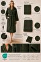 Eldy Women's Bathrobe Set 4 Pieces, 100% Cotton Certified Striped Shawl Collar Women's Bathrobe Set - Green - 3
