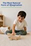 Wooden Shark Toy Natural Handmade Paintable Educational Toy + 6-Piece Paint Set Gift - 2