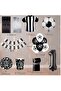 Bal10 2 Year Old Black and White Themed Fan Luxury Birthday Party Set - 2