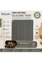 2Pcs 16X16Cm Gray Star Pattern Silicone Pot Mat, Heat Resistant Non-Slip Trivet, Airfryer Cooking Mat, Multi-Purpose Silicone Kitchen Mat - 2