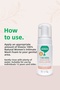 100% Natural Intimate Wash Foam with Whitening Effect and Anti-Odor Ph 3.8 100 ml - 6