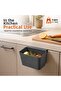 Practical Multi-Purpose Organizer with Hanger - Kitchen Office Countertop Trash Can and Office Organizer - 2