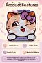 Cute Cat Lockable Metal Piggy Bank |   Cute Gift - 7
