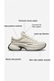 Run Star Crush Women's Sports Shoes Fabric Canvas High Thick Sole Sneaker Lace-Up Stylish Daily Use Model Shna19266C.286 - 3