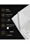 Quilted Bark Stitched Fabric 1 Meter – White