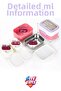 540 ml 2 Layer Stainless Steel Lunch Box New Generation Lunch Box with Fork & Spoon Ff6750-540 - 4