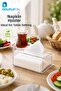 Transparent Pet Napkin Holder Tissue Box Desktop Napkin Dispenser 22X12X16 cm - 2