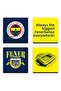 Stadium Slogan Wooden Coasters (Set of 4) - Licensed Original