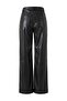 Siyah Suni Deri Barrel Pantolon TWOAW27PL00104 - 4