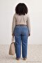 Mavi Dikiş Detaylı Yüksek Bel Az Esnek Barrel Jeans TBBAW27CJ00031 - 4