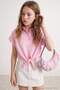 Pink Long Shirt Tkdss26Go00011