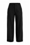 Siyah Düz Barrel Fit Boru Paça Örme Pantolon TWOAW27PL00053