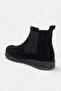 Black Genuine Suede Men's Chelsea Boots Takaw27Bo00014 - 4